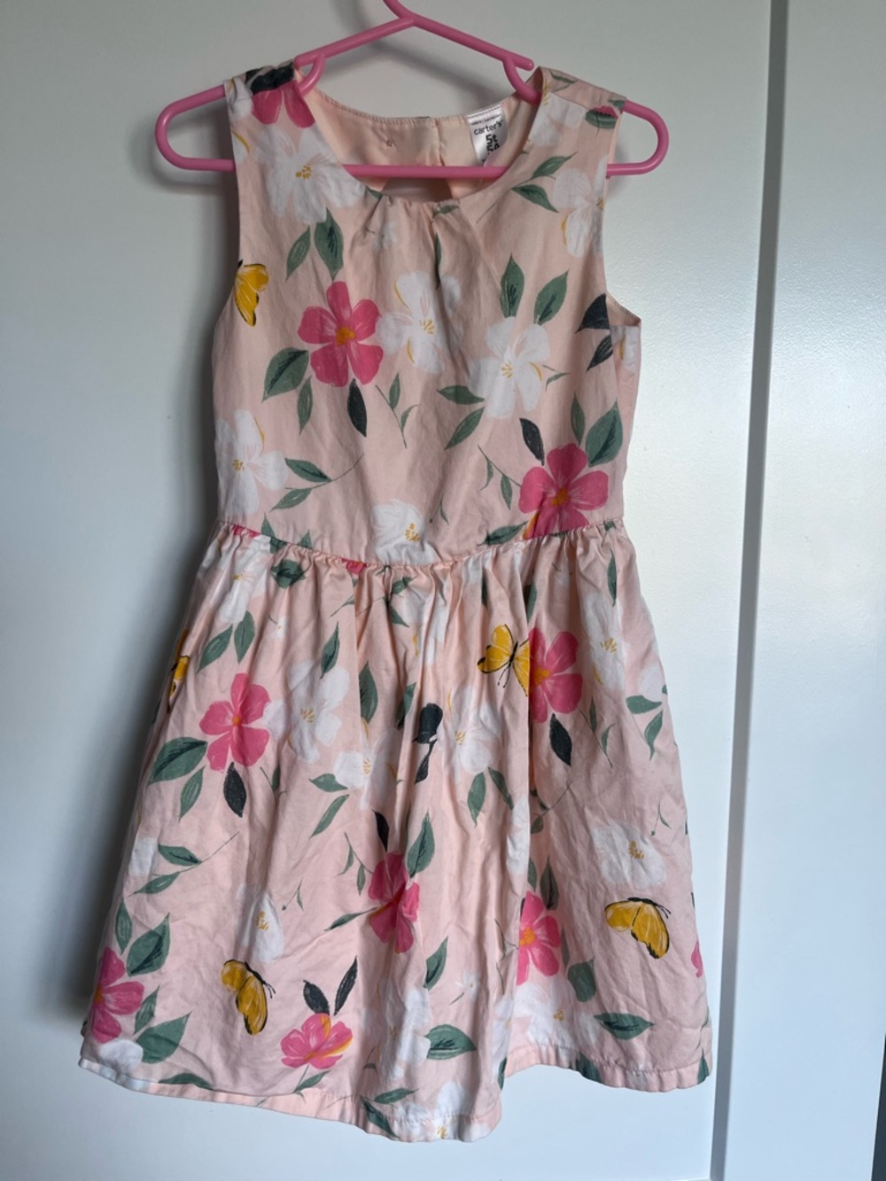 Carter's 5T Lined Sleeveless A-Line Dress
